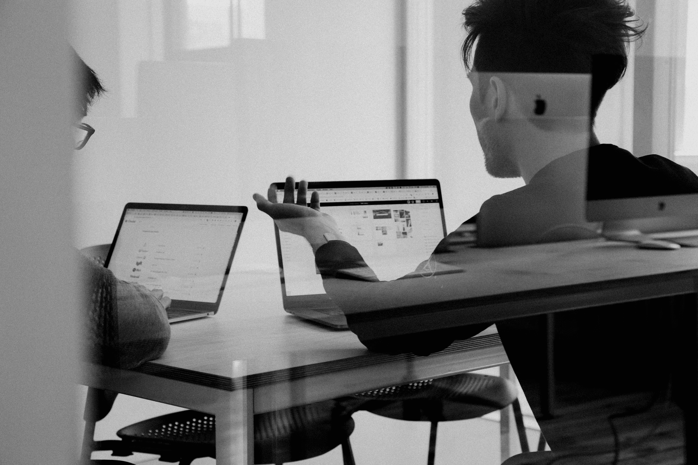 The Betterfit team collaborating in the office